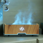 3-in-1 Luftbefeuchter mit Flammlampe und Aroma – AtmosphereMist