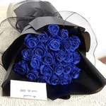 Lumineux | Zeitlose Glitzerrose | Echte, konservierte Rose für ewige Geschenke