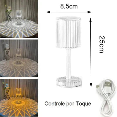 GlanzLicht - Touch Dimmable LED Table Lamp for Every Room