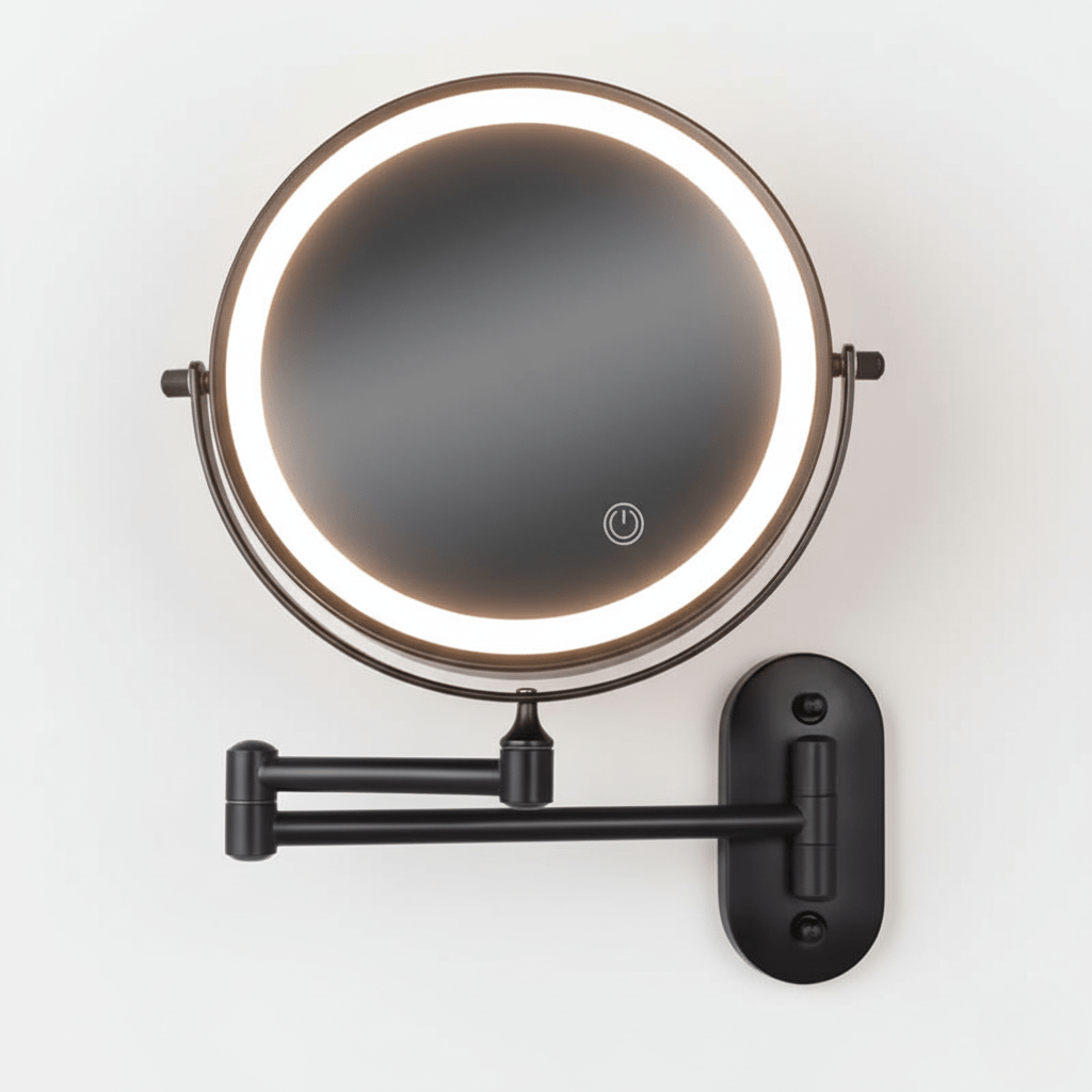 Reflektix | Klarblick – Aufladbarer LED-Vergrößerungsspiegel mit Touch-Steuerung