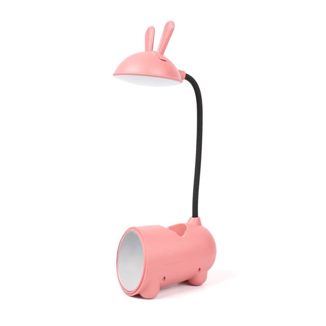 Verspielte LED-Tischlampe mit integriertem Stifthalter