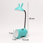 Verspielte LED-Tischlampe mit integriertem Stifthalter