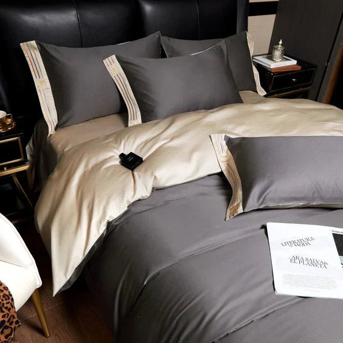 Dreamlike 4-piece Satin Cotton Bedding Set