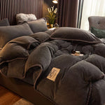 Soft Fleece Bedding Set with Velvet Finish