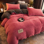 Soft Fleece Bedding Set with Velvet Finish