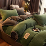 Soft Fleece Bedding Set with Velvet Finish