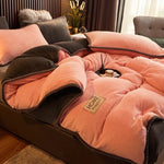 Soft Fleece Bedding Set with Velvet Finish