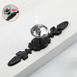 Elegante Schubladenknöpfe aus Kristall mit Diamantdesign