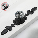 Elegante Schubladenknöpfe aus Kristall mit Diamantdesign