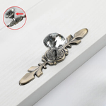 Elegante Schubladenknöpfe aus Kristall mit Diamantdesign