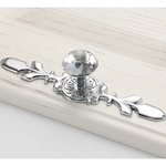 Elegante Schubladenknöpfe aus Kristall mit Diamantdesign
