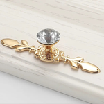 Elegante Schubladenknöpfe aus Kristall mit Diamantdesign