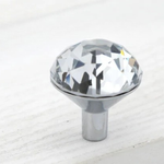 Elegante Schubladenknöpfe aus Kristall mit Diamantdesign
