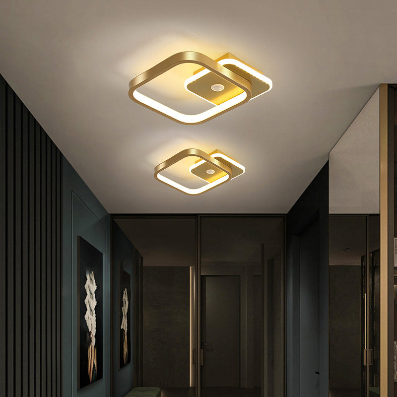 Luminex | Bewegungsaktivierte LED-Deckenleuchte mit Sensor | Energiesparend | Ideal für Flur & Badezimmer