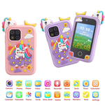 Interactive learning toy in a smartphone design for children