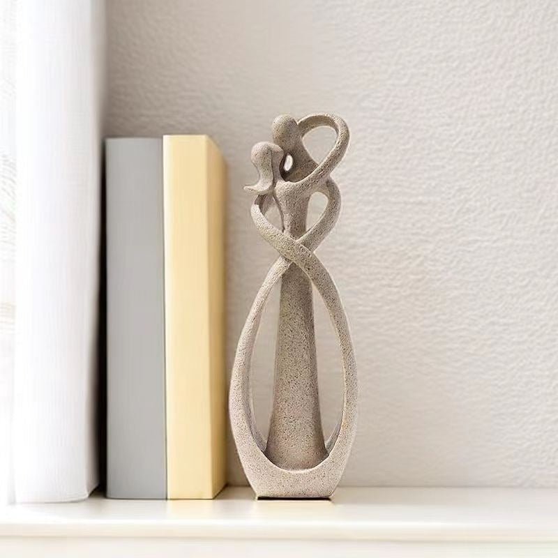 Stylish Abstract Art Statue - Expression of Timeless Affection