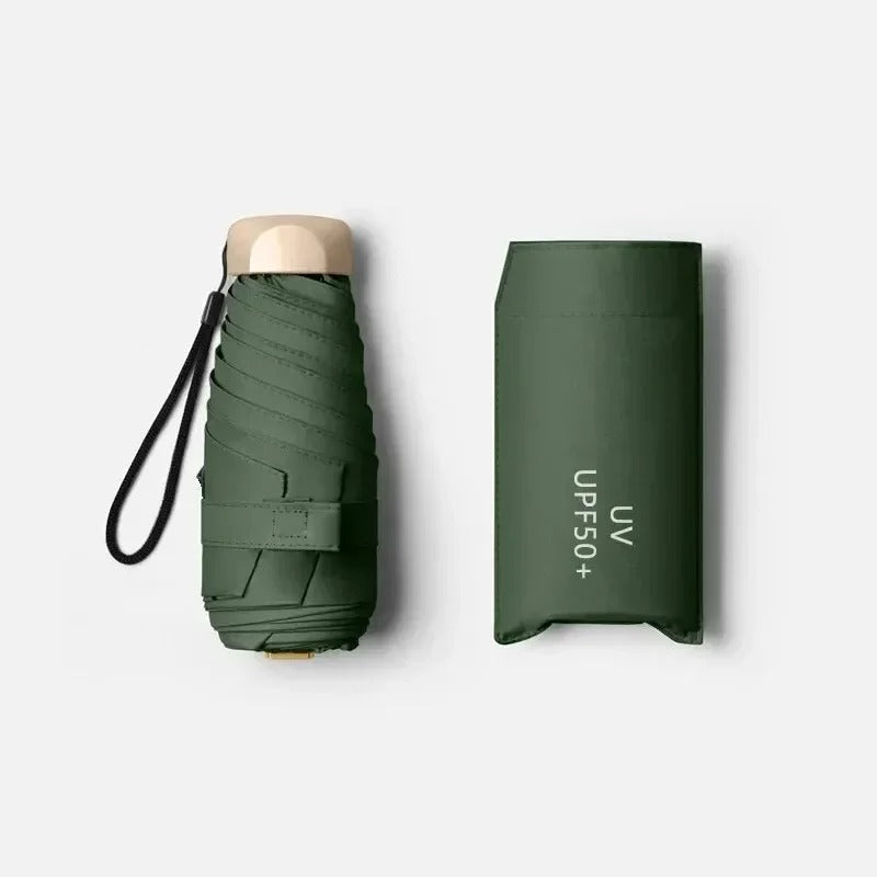 Faltbarer Mini-Regenschirm Solara – Kompakt, UV-Schutz & windresistent