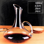 Weinflasche Dekanter in Schneckenform – Blei-frei für Wein oder Cognac | Dekorativ für Zuhause und Bar