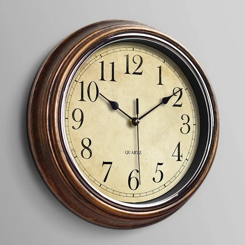 Wanduhr aus Holz – Stilvolle, geräuschlose Dekorationsuhr