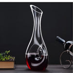 Weinflasche Dekanter in Schneckenform – Blei-frei für Wein oder Cognac | Dekorativ für Zuhause und Bar