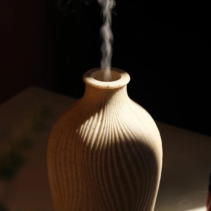 Ultraschall Aroma Diffusor in eleganter Form – Duftspender mit beruhigender LED-Beleuchtung
