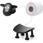 Toilettenpapierhalter – Lustige Badezimmerdekoration, rutschfest, ideal für kleine Bäder