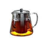 Hitzebeständige Glaskanne mit Edelstahlfilter - CrystalBrew Becher