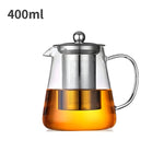Hitzebeständige Glaskanne mit Edelstahlfilter - CrystalBrew Becher