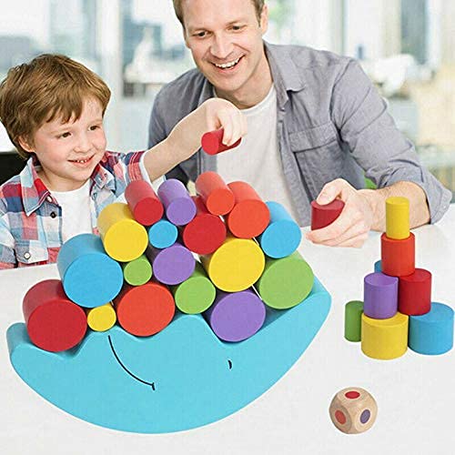 Farbenfrohes Stapelspielzeug – Lernspielzeug mit Formen für Kinder