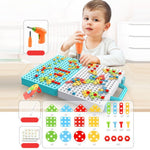 Spielzeugbox für kreative Montagen
