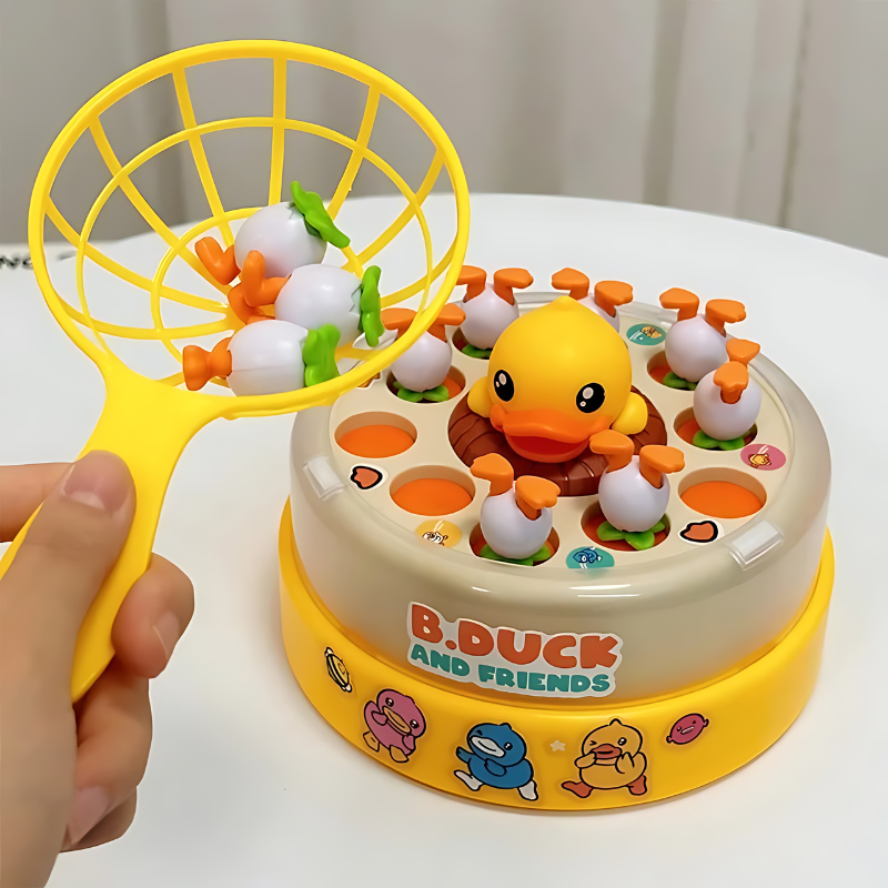 Fangspiel mit lustigen Enten für Abenteuer und Spaß