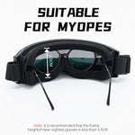 Sicherheitsbrille Mistview für Brillenträger – mit austauschbaren Gläsern