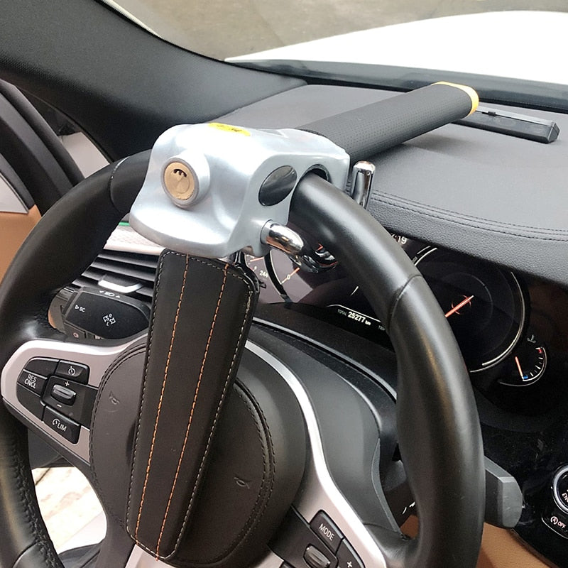 Klappbarer Lenkrad-Diebstahlschutz mit Alarmfunktion – Effektives Sicherheitsgerät für Autos