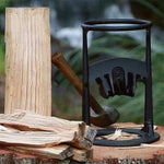 Portable Wood Chopper for Safe Firewood Kindling Splitting