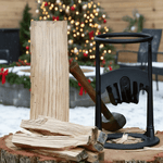 Portable Wood Chopper for Safe Firewood Kindling Splitting