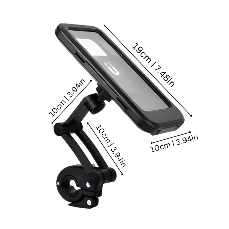 Wasserdichter Handyhalter für das Fahrrad – 360° drehbar bei Regen