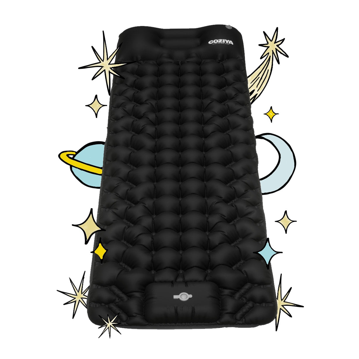 Comfortable Self-Inflating Sleeping Mat for Outdoor Enthusiasts