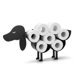 Funny toilet paper holder for a cheerful bathroom