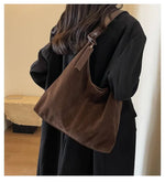 Elegant suede bag for every occasion