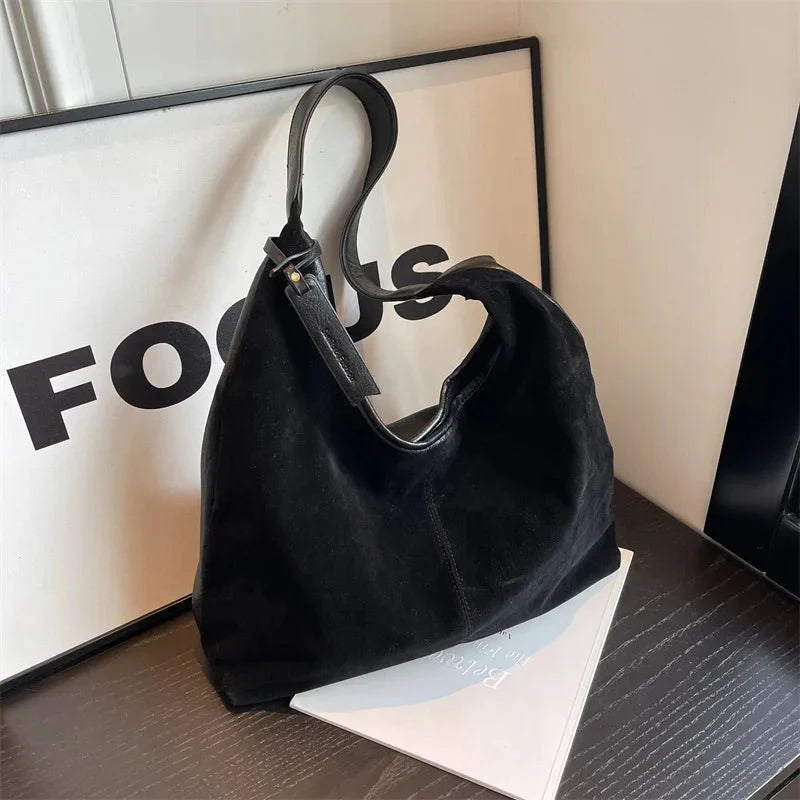 Elegant suede bag for every occasion