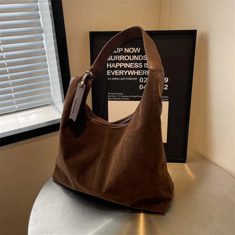Elegant suede bag for every occasion