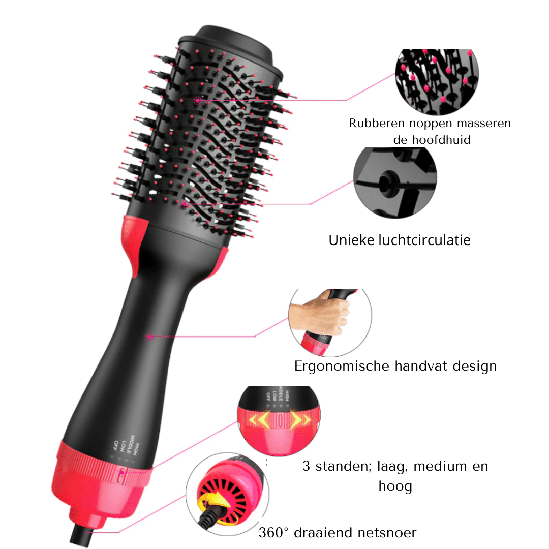 FleekStyle | 4-in-1 Haartrockner und Styler für mühelose Frisuren