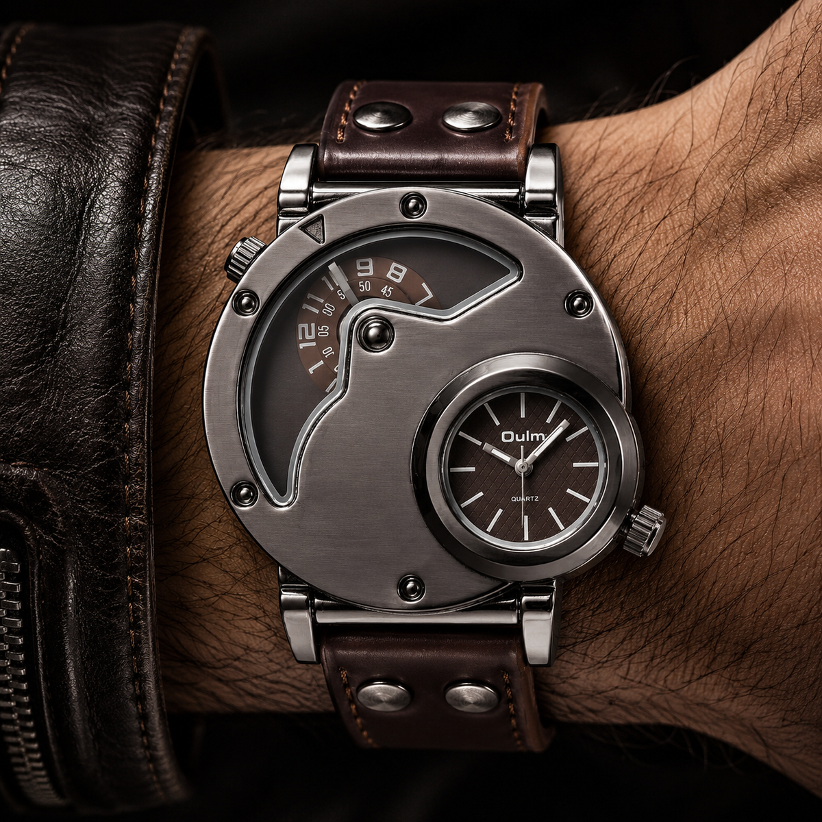 Lightweight and Stylish Sport Watch for Men with Dual Time Function