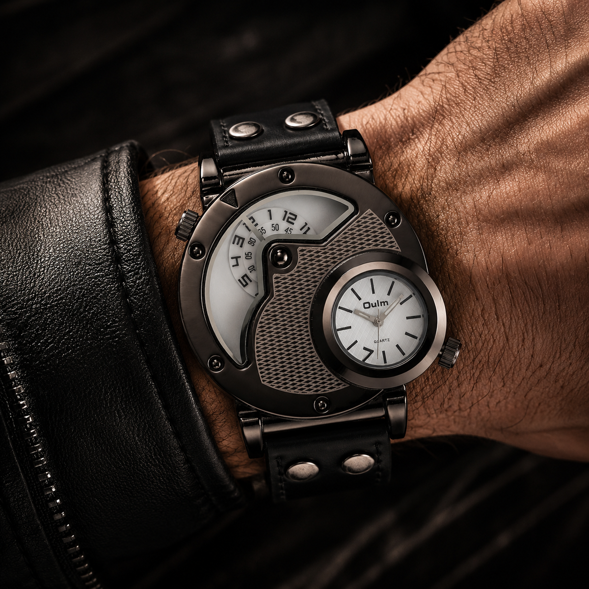 Lightweight and Stylish Sport Watch for Men with Dual Time Function