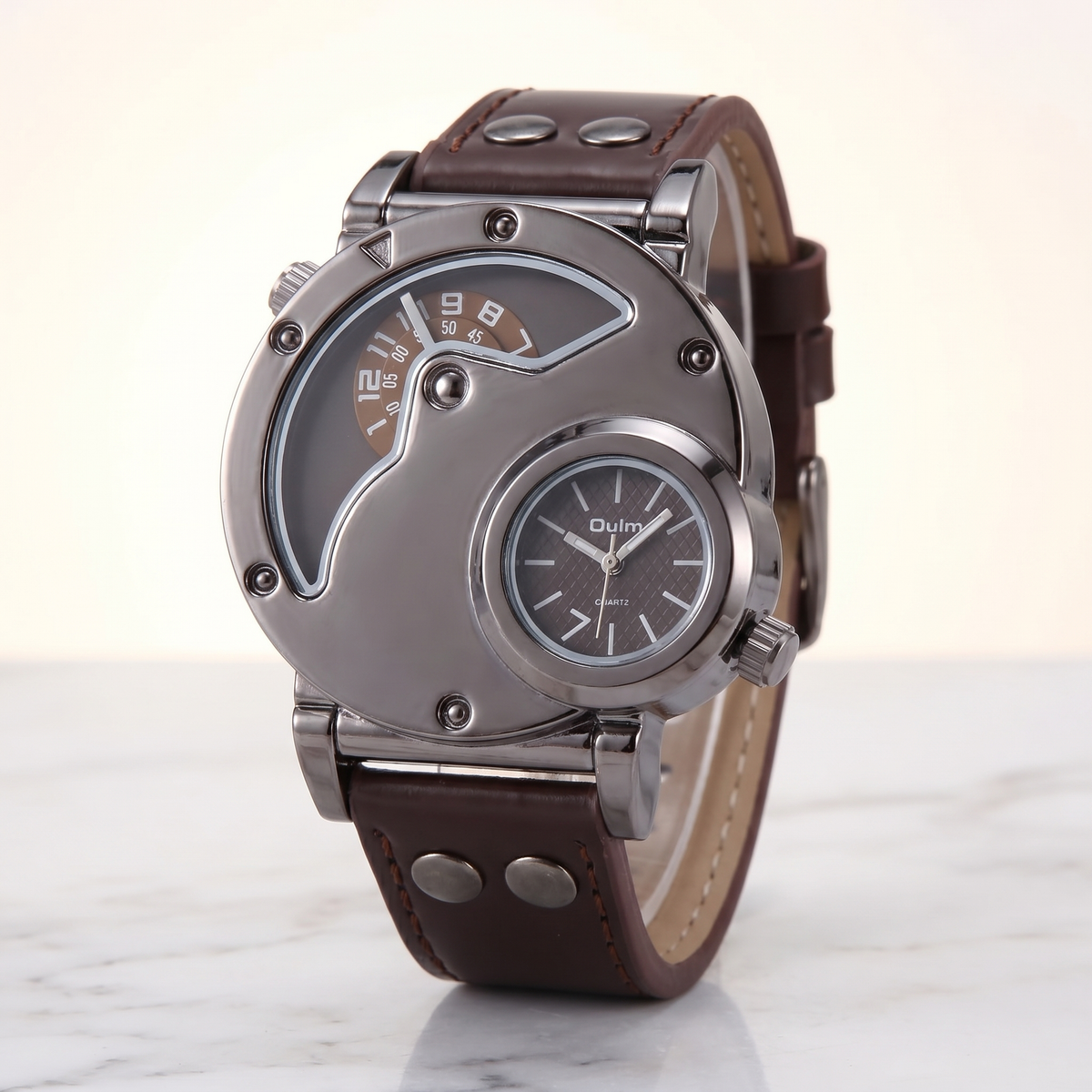 Lightweight and Stylish Sport Watch for Men with Dual Time Function
