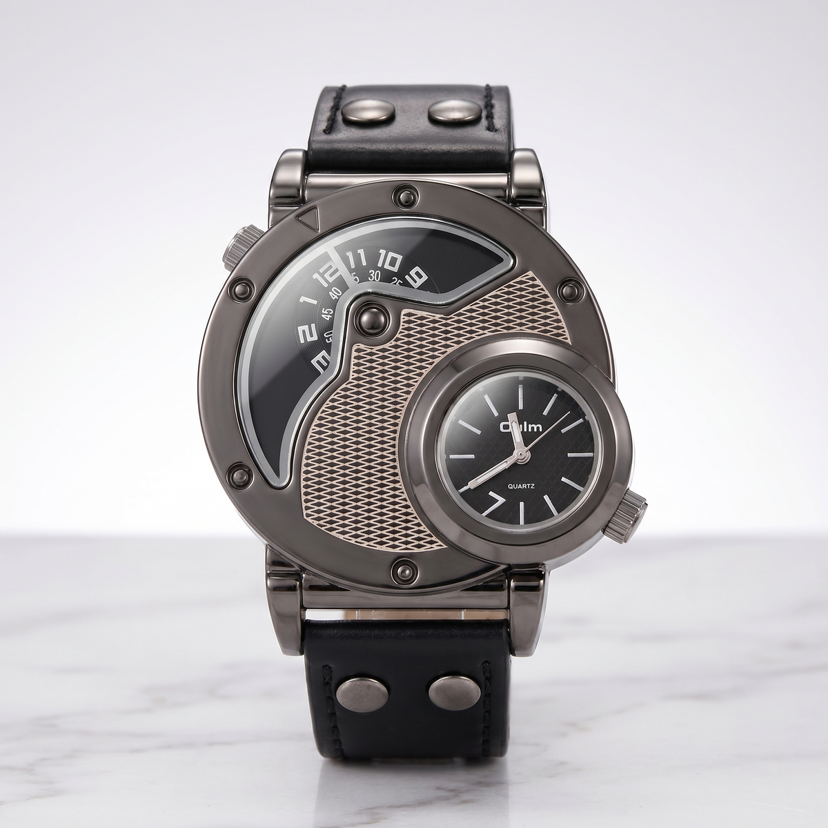 Lightweight and Stylish Sport Watch for Men with Dual Time Function