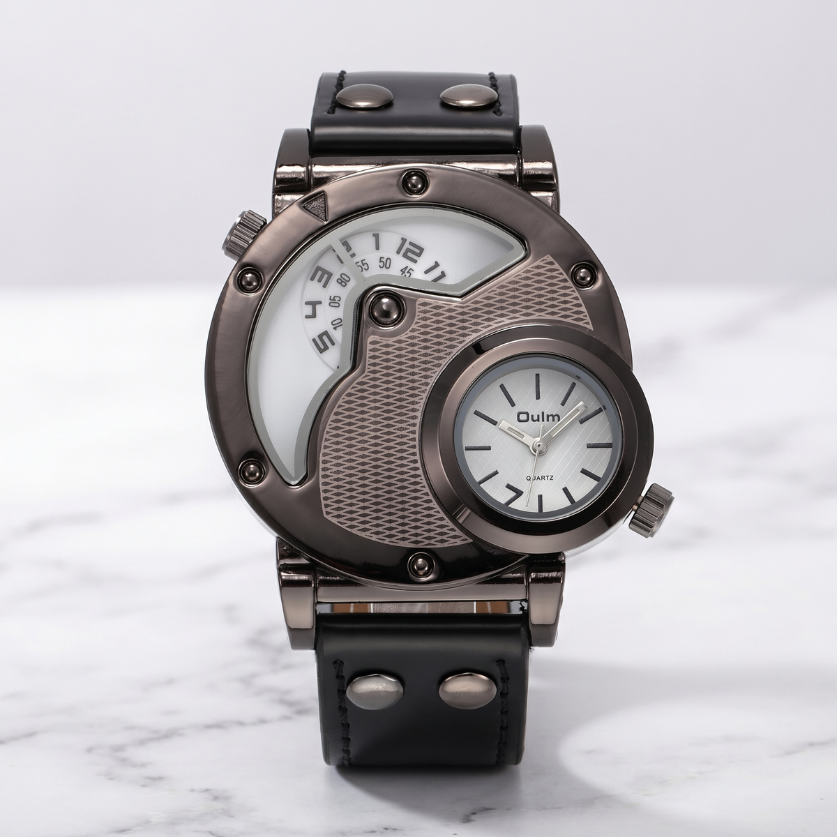 Lightweight and Stylish Sport Watch for Men with Dual Time Function