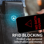 RFID Blocking Bifold Wallet for Men - Genuine Leather Design