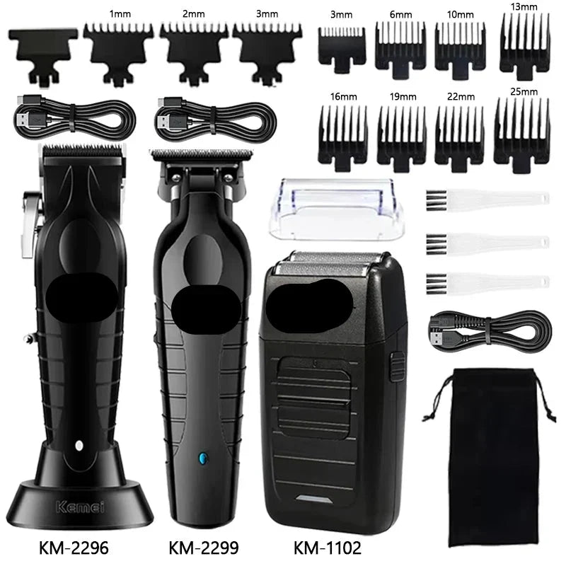 Electric Hair Clipper and Shaver Set for Men
