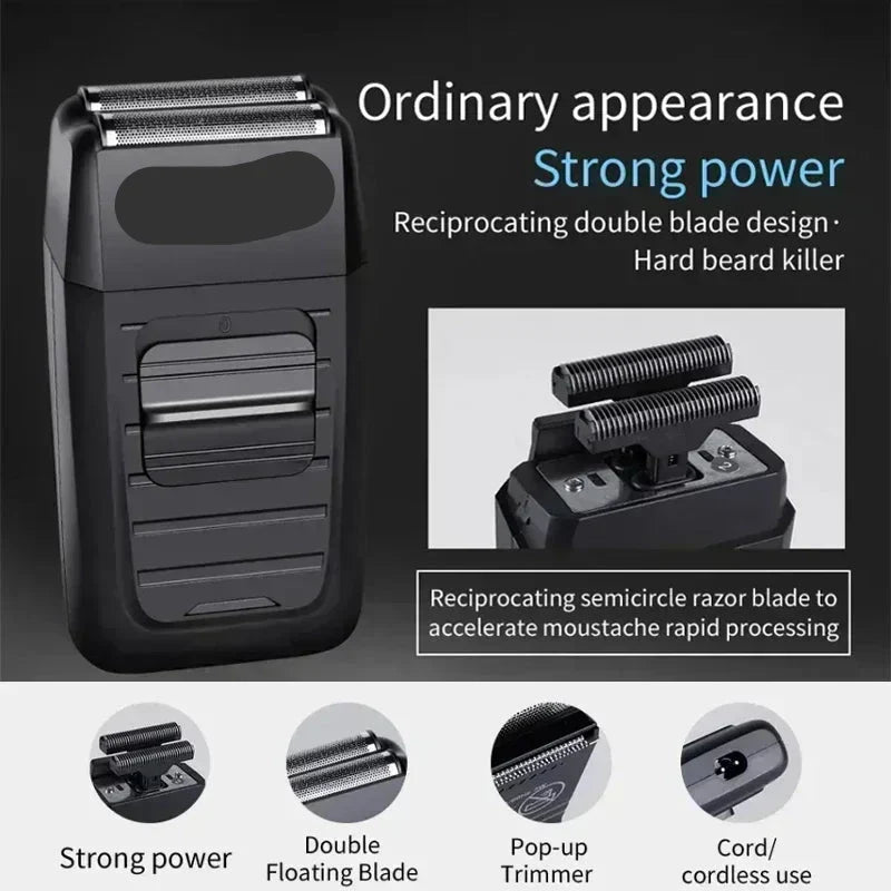 Electric Hair Clipper and Shaver Set for Men